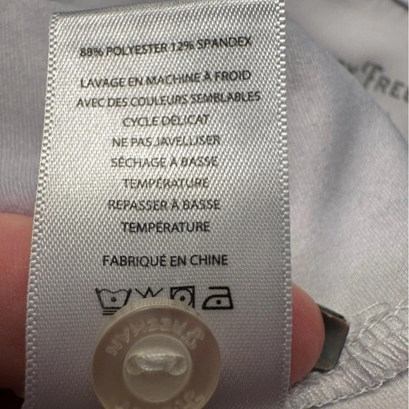 Hickey Freeman Golf white and grey palm tree polo shirt - Picture 7 of 7